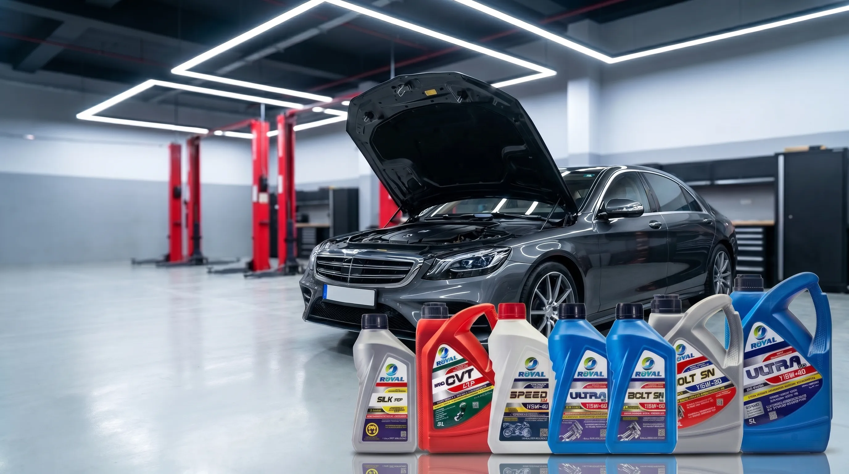Royal Lubricant product cans